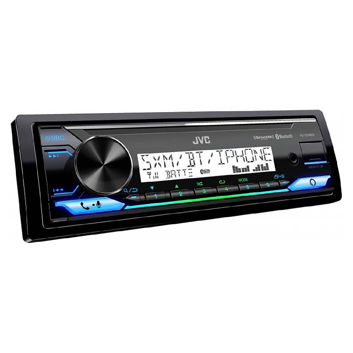 JVC SINGLE DIN MECHLESS POWER SPORTS AM/FM WITH BLUETOOTH (KDX38MBS)