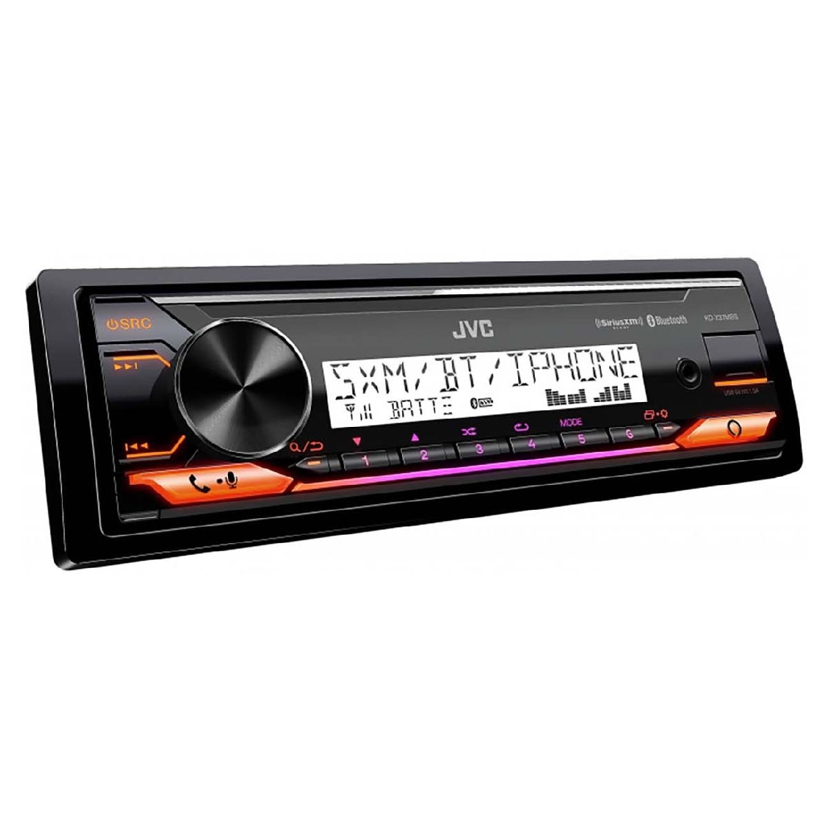 JVC SINGLE DIN MECHLESS POWER SPORTS AM/FM WITH BLUETOOTH (KDX38MBS)