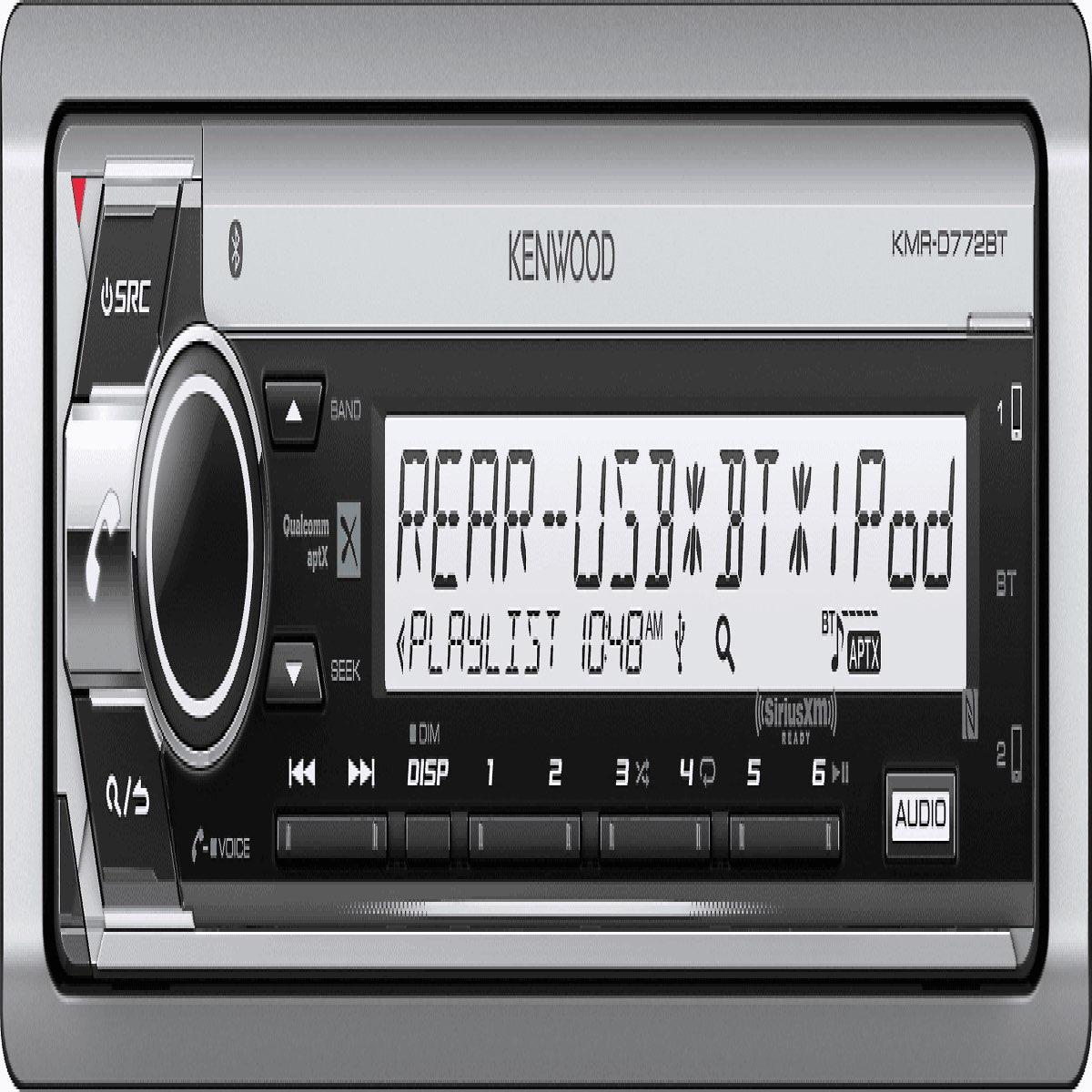 KENWOOD MARINE RADIO W/BLUETOOTH & SIRIUSXM (KRMD772BT)