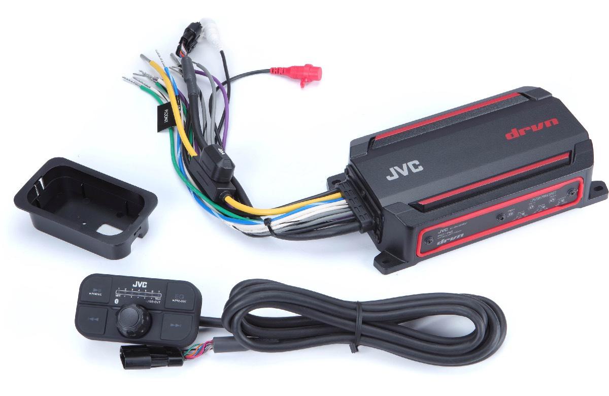 JVC 300 WATT 4 CHANNEL POWER SPORTS BLUETOOTH AMPLIFIER (KS-DR2104DBT)