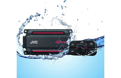 JVC 300 WATT 4 CHANNEL POWER SPORTS BLUETOOTH AMPLIFIER (KS-DR2104DBT)