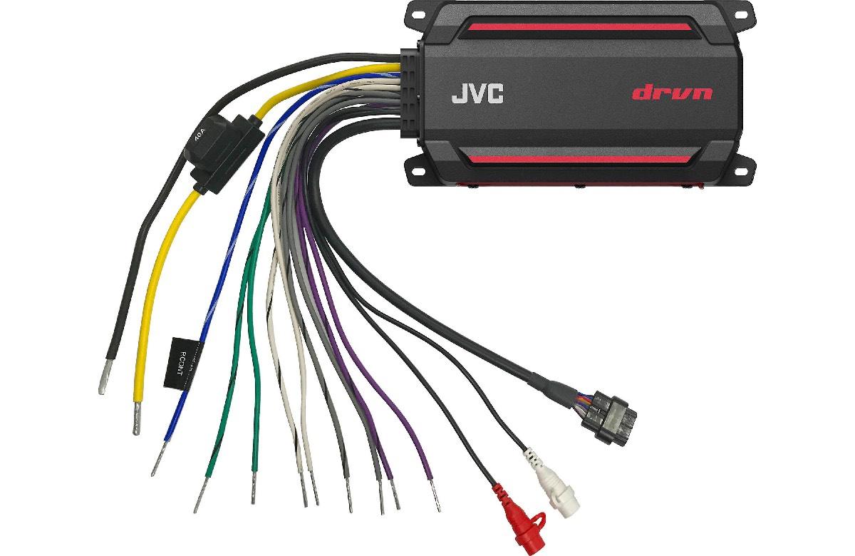 JVC 300 WATT 4 CHANNEL POWER SPORTS BLUETOOTH AMPLIFIER (KS-DR2104DBT)