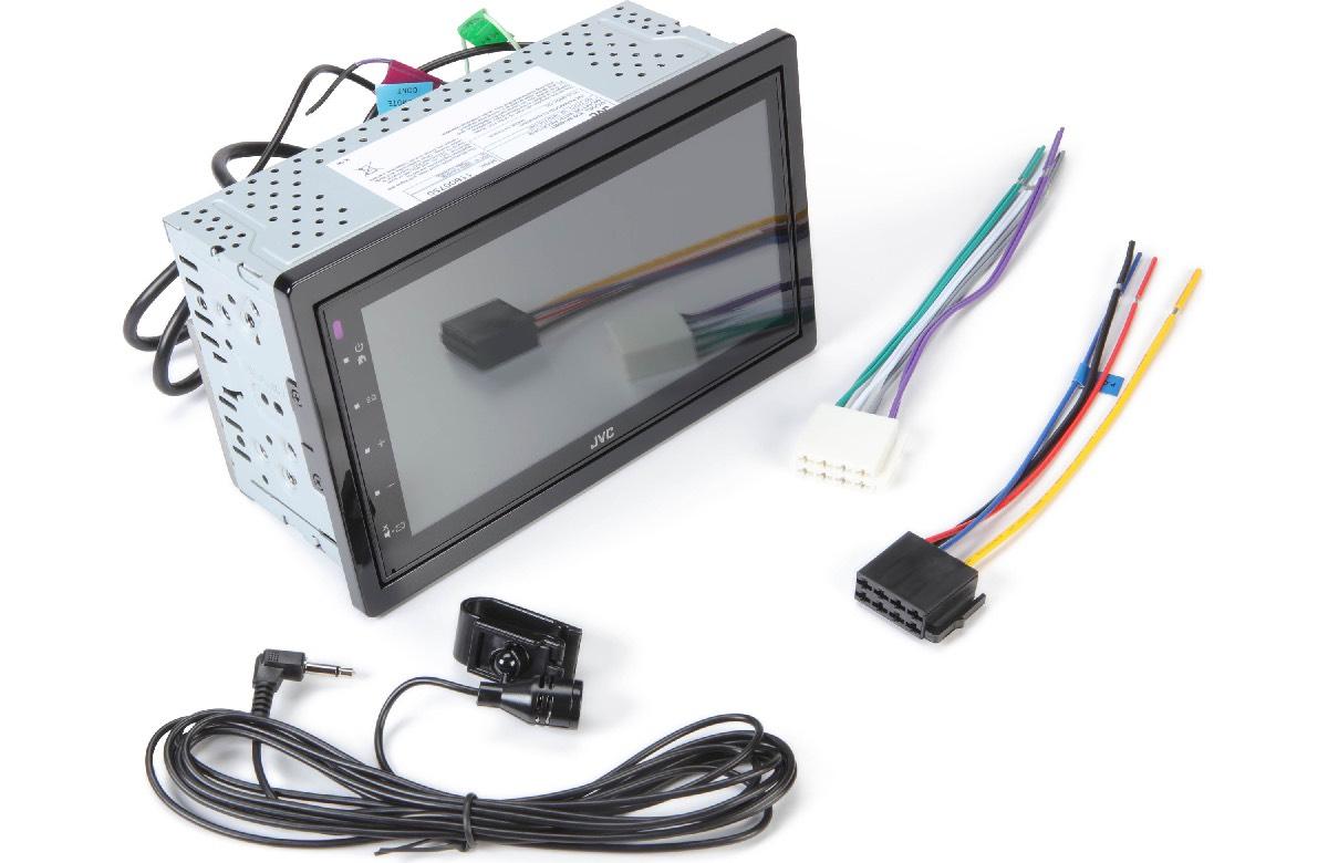 JVC 6.75 DOUBLE DIN MECHLESS ANDROID SCREEN MIRRORING (KW-M180BT)