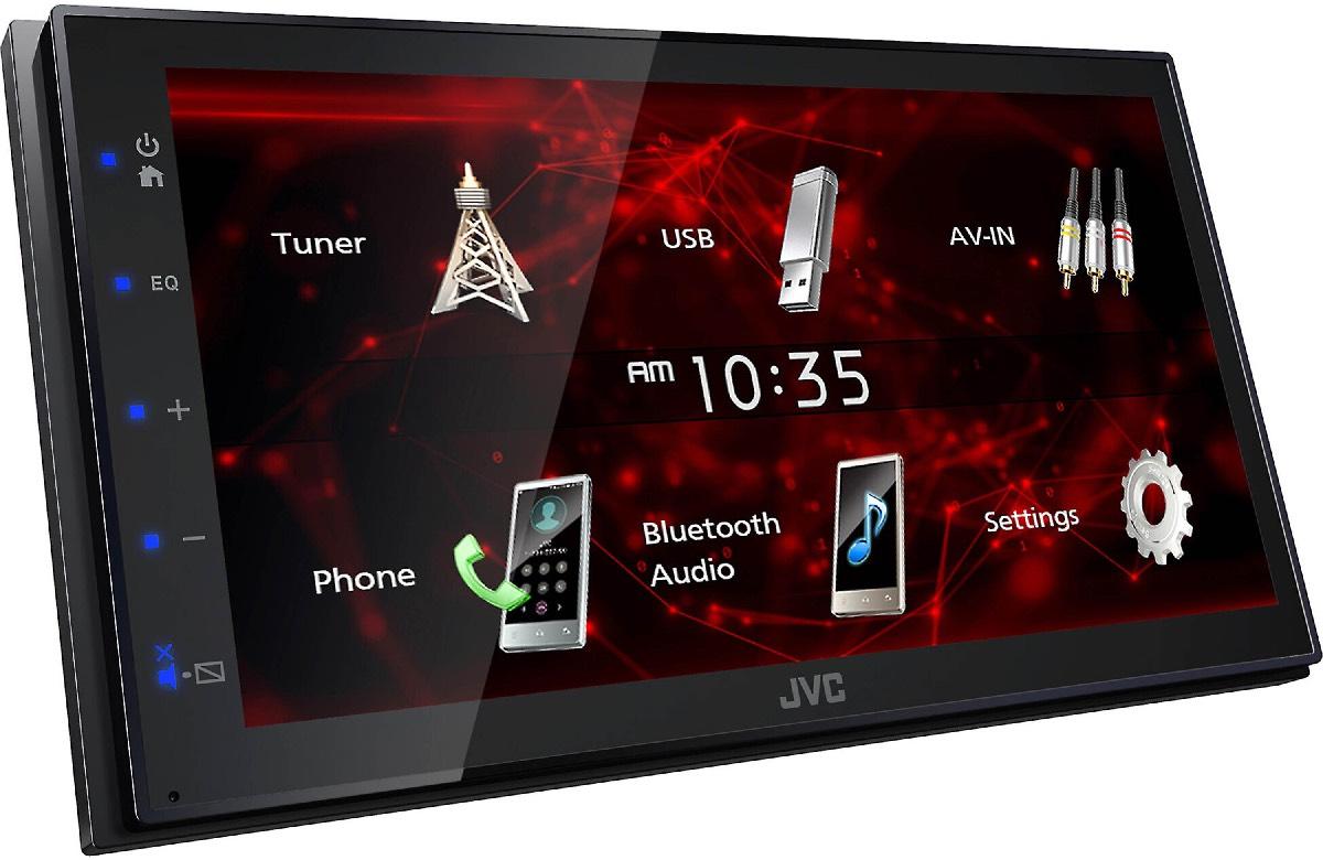 JVC 6.75 DOUBLE DIN MECHLESS ANDROID SCREEN MIRRORING (KW-M180BT)