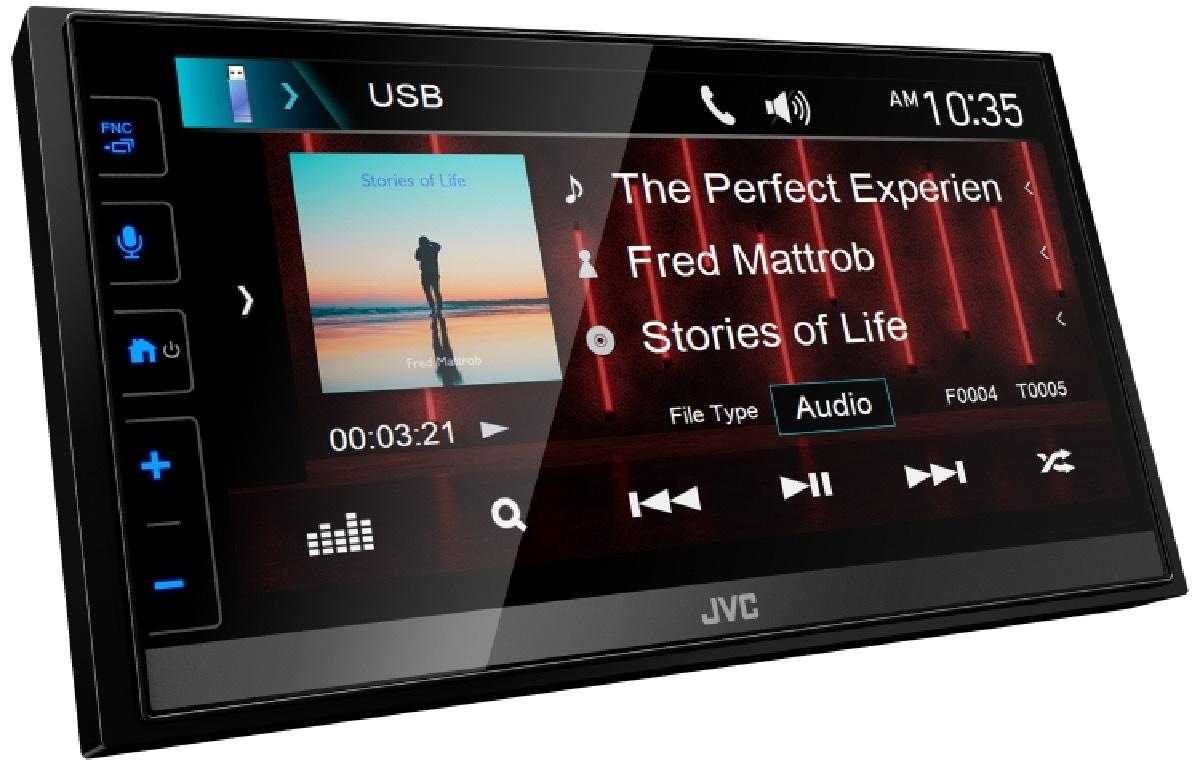 JVC 6.8" MECHLESS WITH APPLE CARPLAY & ANDROID AUTO, BLUETOOTH, USB (KWM780BT)