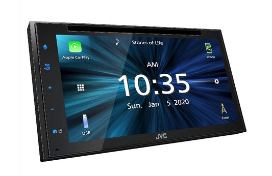 JVC 6.8" AM/FM/CD/DVD W/APPLE CARPLAY & ANDROID AUTO (KW-V660BT)