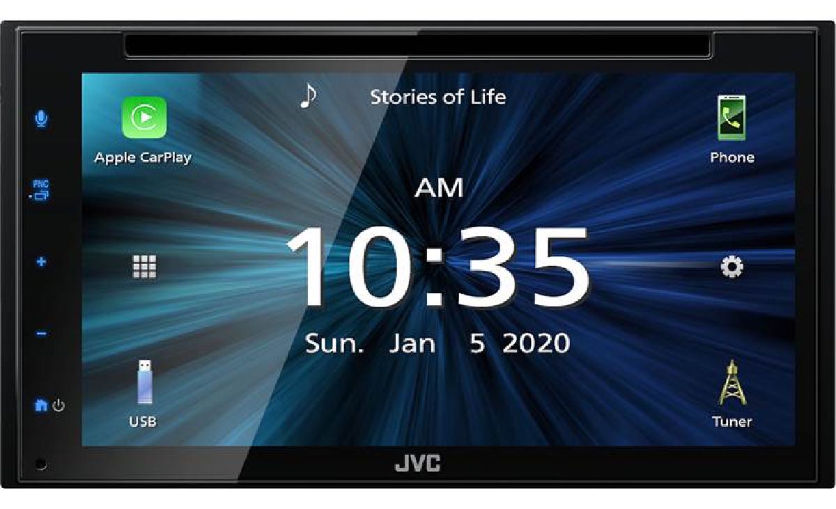 JVC 6.8" AM/FM/CD/DVD W/APPLE CARPLAY & ANDROID AUTO (KW-V66BT)
