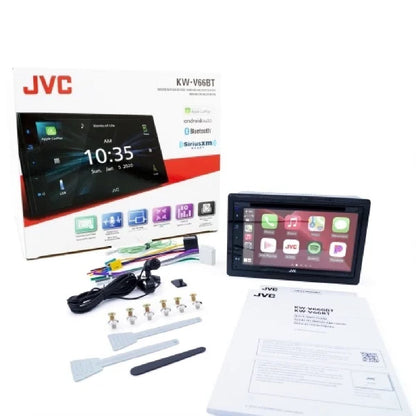 JVC 6.8" AM/FM/CD/DVD W/APPLE CARPLAY & ANDROID AUTO (KW-V66BT)