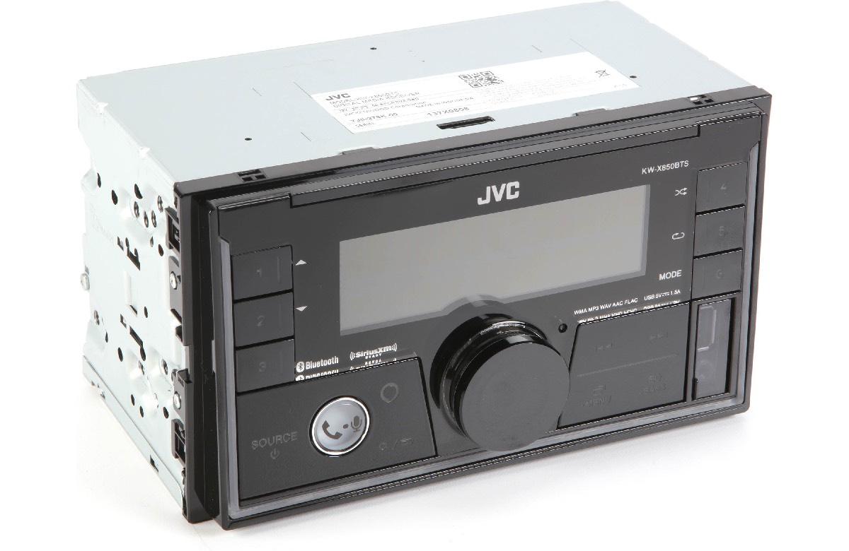 JVC DOUBLE DIN AM/FM MECHLESS BLUETOOTH & USB SIRIUSXM (KWX850BTS)