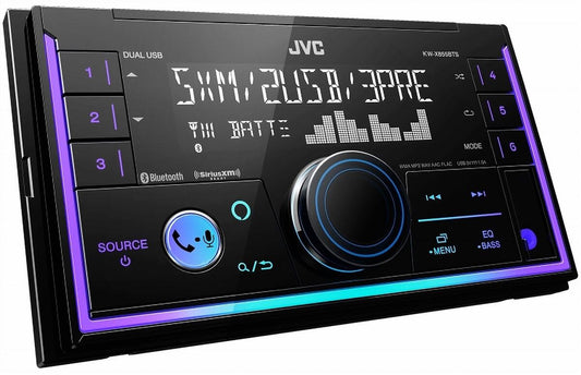 JVC DOUBLE DIN AM/FM MECHLESS W/BT & USB (KWX855BTS) - image 1
