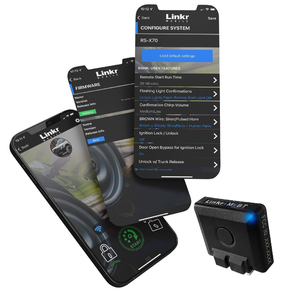 CRIMESTOPPER BLUETOOTH SMART PHONE STARTER WITH APP FOR ANDROID & APPLE (LINKRMBT)