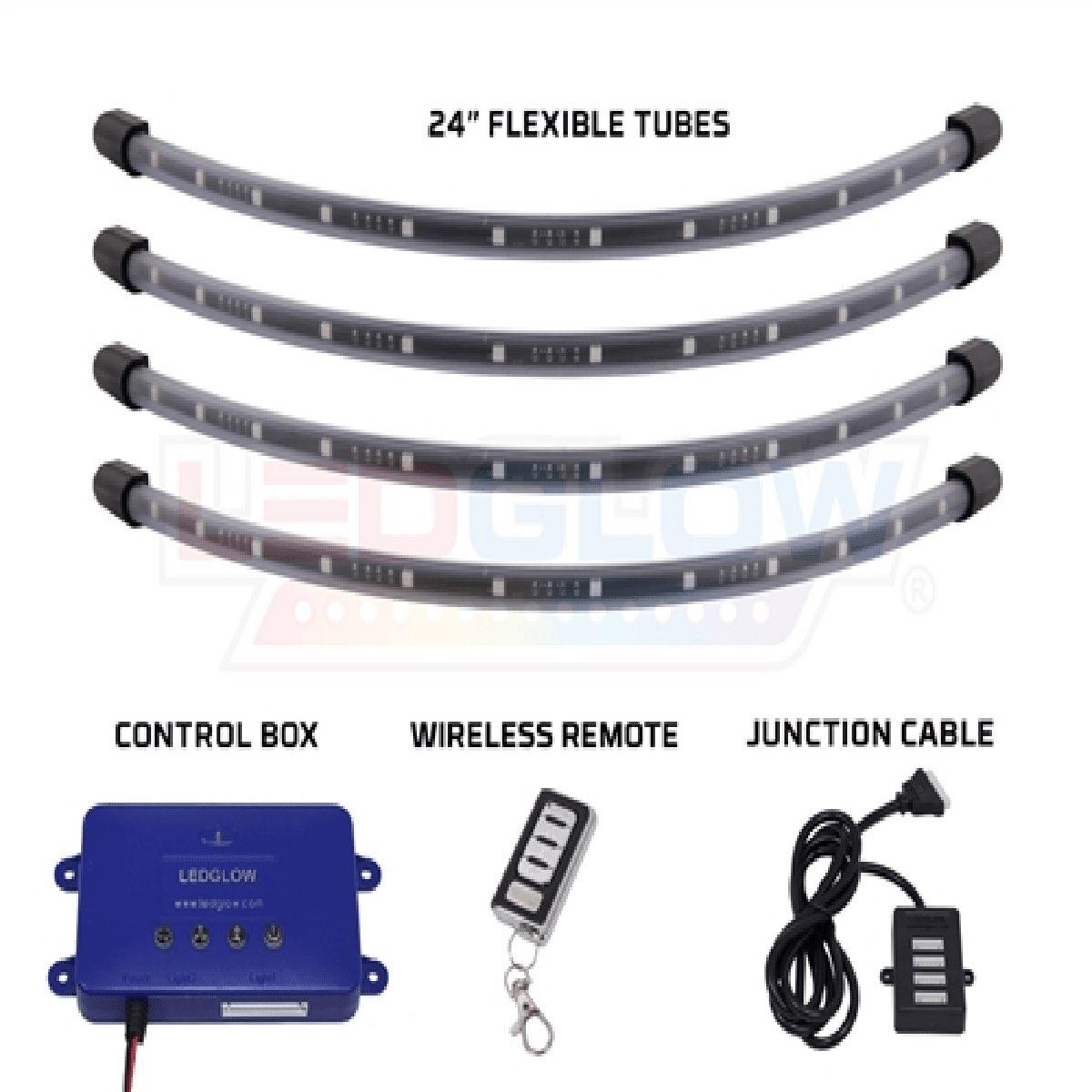 LED GLOW MILLION COLOR WHEEL WELL KIT (LU-WW-M.2)
