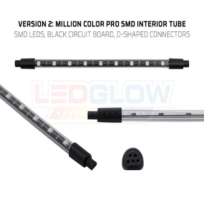 LED GLOW 2 PIECE MILLION COLOR INTERIOR ADD ON KIT (LUAINPROM2.2)