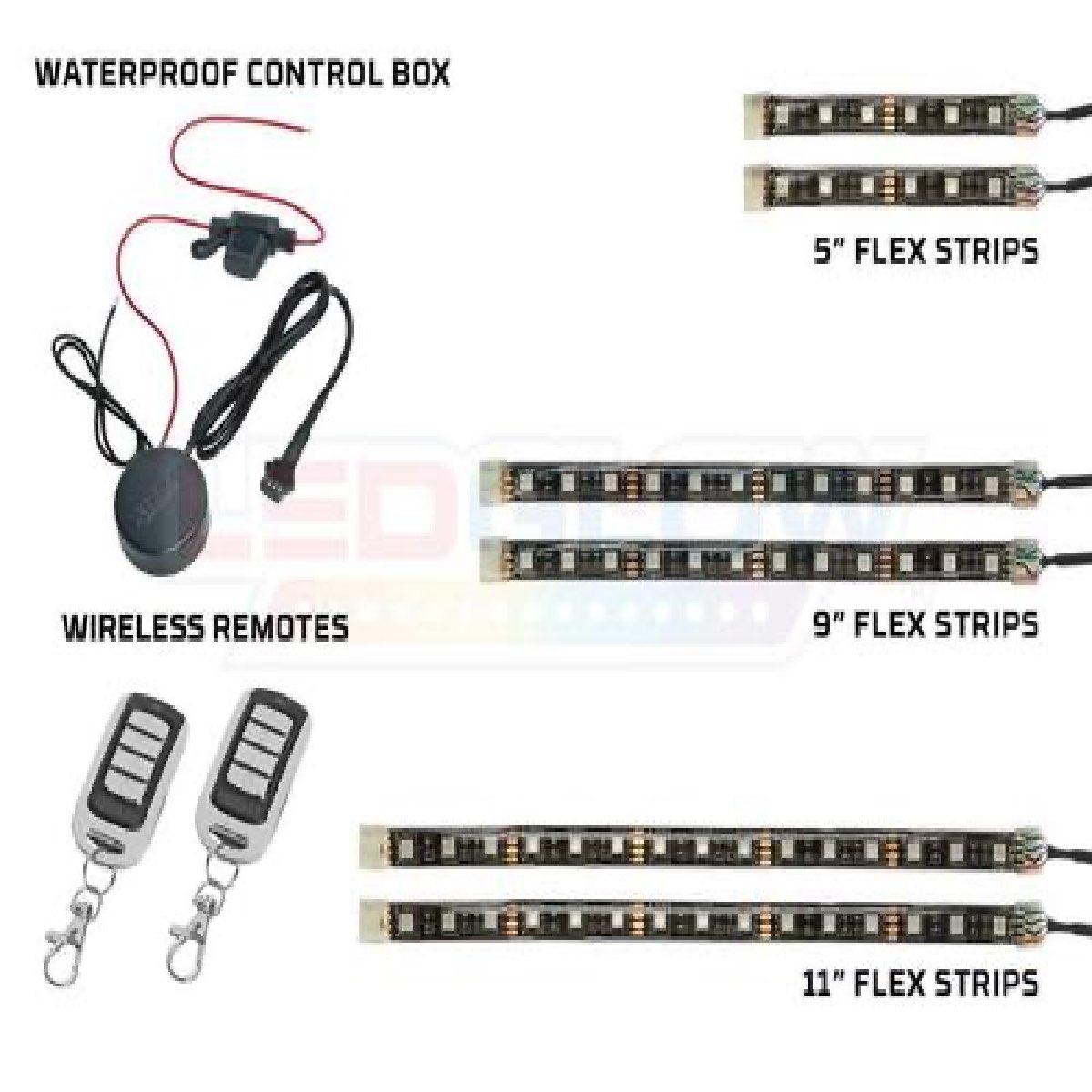 LED GLOW WHEEL WELL JUNCTION BOX FOR UNDERBODY KIT (LUAUBMWINJC6.0)