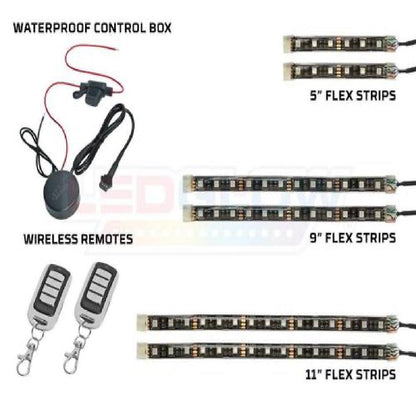 LED GLOW WHEEL WELL JUNCTION BOX FOR UNDERBODY KIT (LUAUBMWINJC6.0)