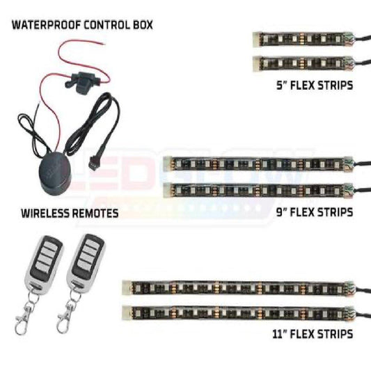 LED GLOW WHEEL WELL JUNCTION BOX FOR UNDERBODY KIT (LUAUBMWINJC6.0)