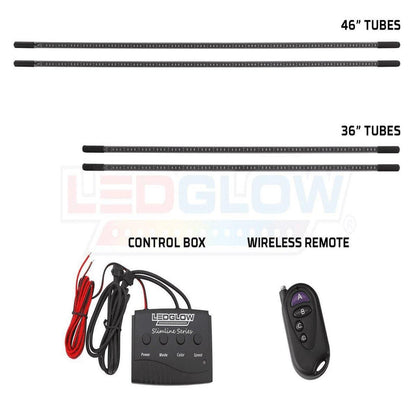LED GLOW 7 COLOR SLIMLINE SMD LED UNDERBODY KIT (LUUBSL7C40.2)
