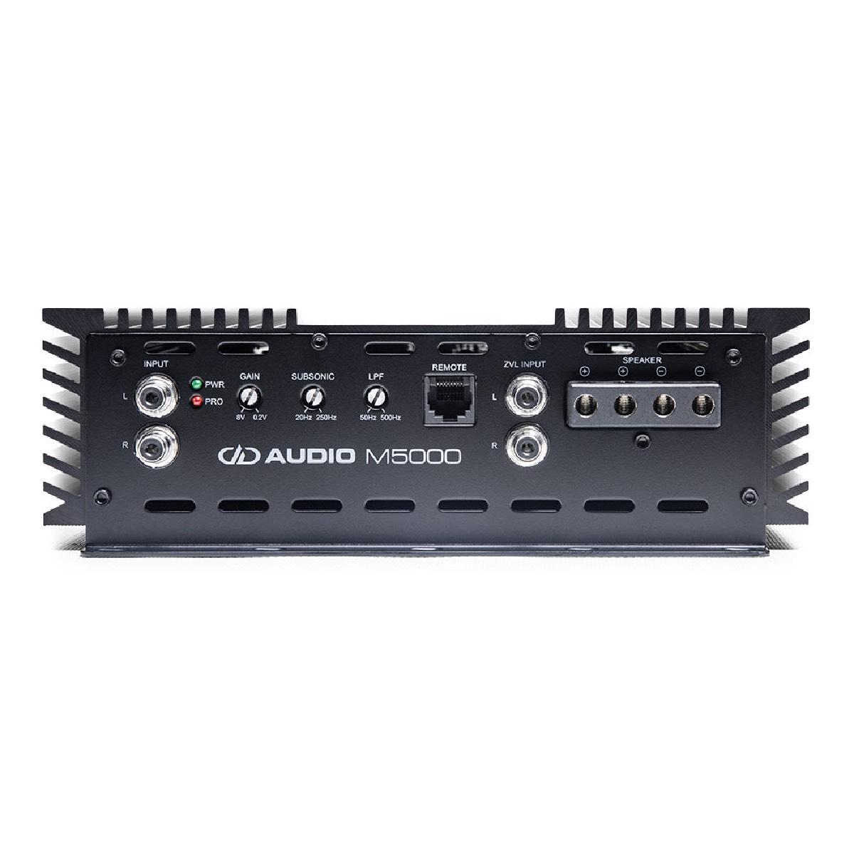 DD AUDIO 1 X 5000W @ 1 OHM MONO BLOCK AMPLIFIER (M5000)