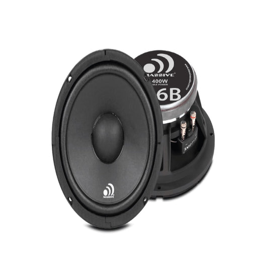 MASSIVE AUDIO 6.5" 400 WATT MID BASS SPEAKER (M6B)