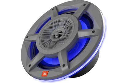 JBL STADIUM 8" 500 WATT MARINE SPEAKER GRAY W/RGB LIGHTING (JBLMARSPKSD82MGRY)