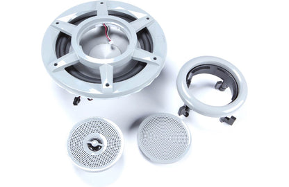 JBL STADIUM 8" 500 WATT MARINE SPEAKER GRAY W/RGB LIGHTING (JBLMARSPKSD82MGRY)