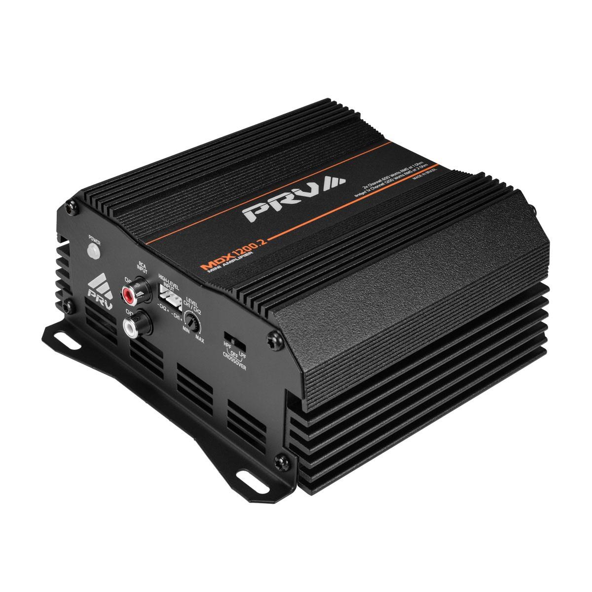 PRV AUDIO - ULTRA COMPACT 2 CHANNEL 1200 WATT 1 OHM STABLE AMP (MDX1200.2 1OHM)