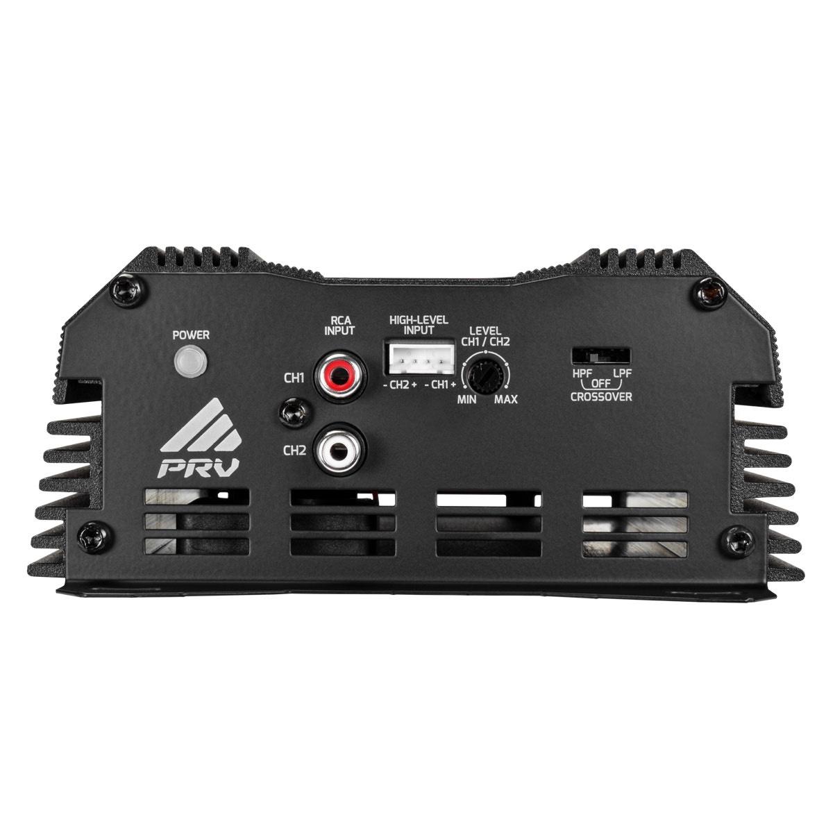 PRV AUDIO - ULTRA COMPACT 2 CHANNEL 1200 WATT 2 OHM STABLE AMP MDX1200.2 2OHM
