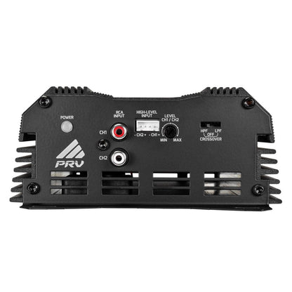 PRV AUDIO - ULTRA COMPACT 2 CHANNEL 1200 WATT 2 OHM STABLE AMP MDX1200.2 2OHM