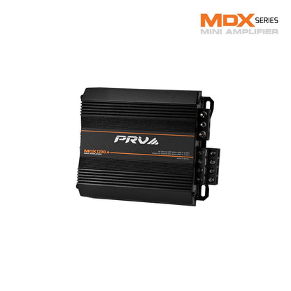 PRV AUDIO - 4 CHANNEL 1200 WATT 2 OHM STABLE AMP (MDX1200.4 2OHM)