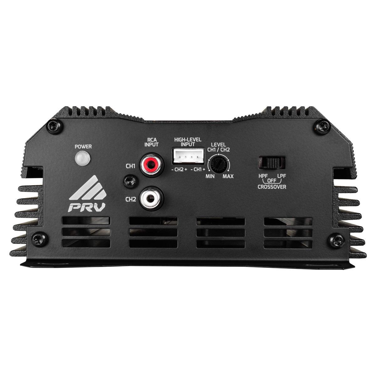PRV AUDIO - ULTRA COMPACT 2 CHANNEL 2000 WATT 2 OHM STABLE AMP (MDX2000.2 2OHM)