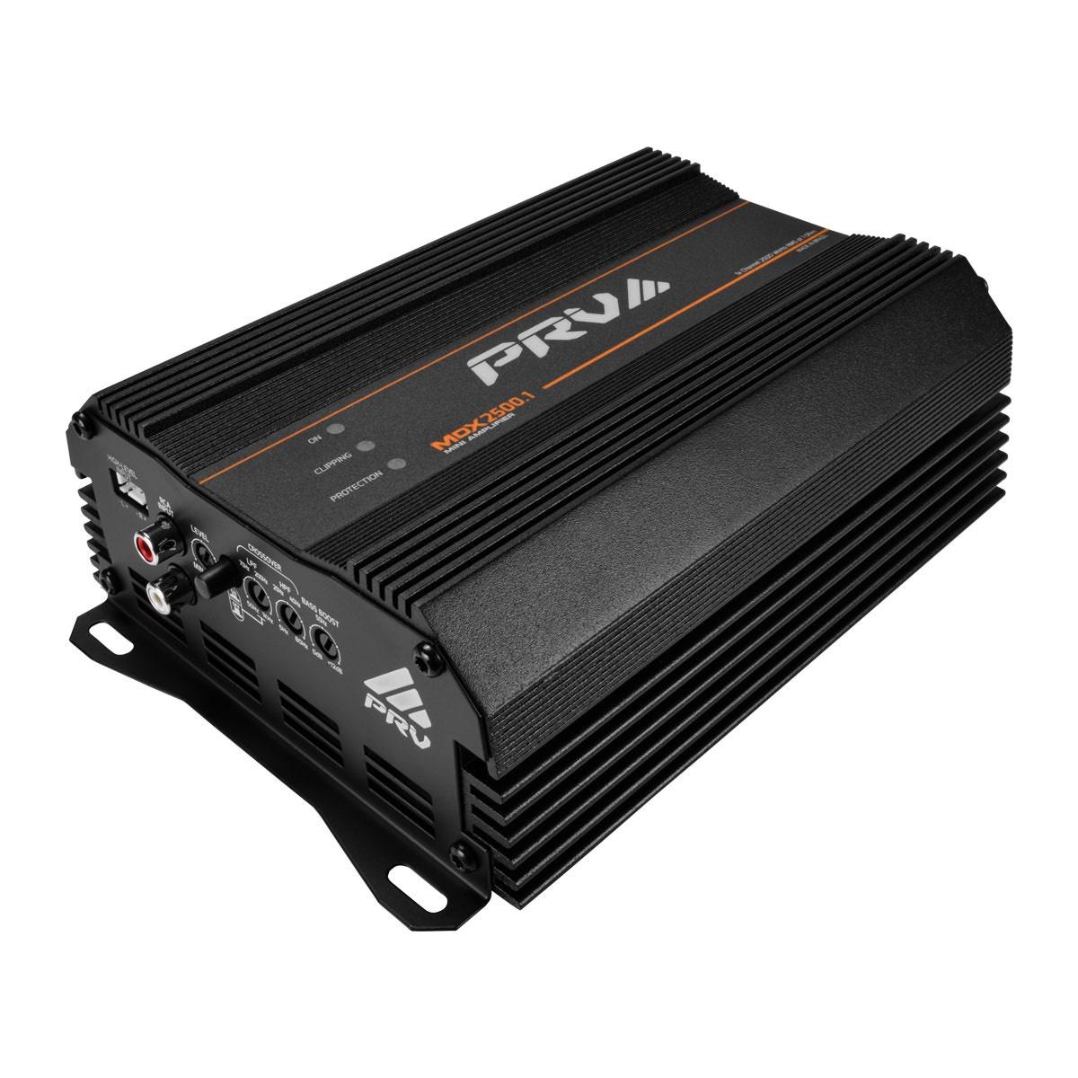 PRV AUDIO - ULTRA COMPACT 1 CHANNEL 2500 WATT 1 OHM STABLE AMP (MDX2500.1 1OHM)