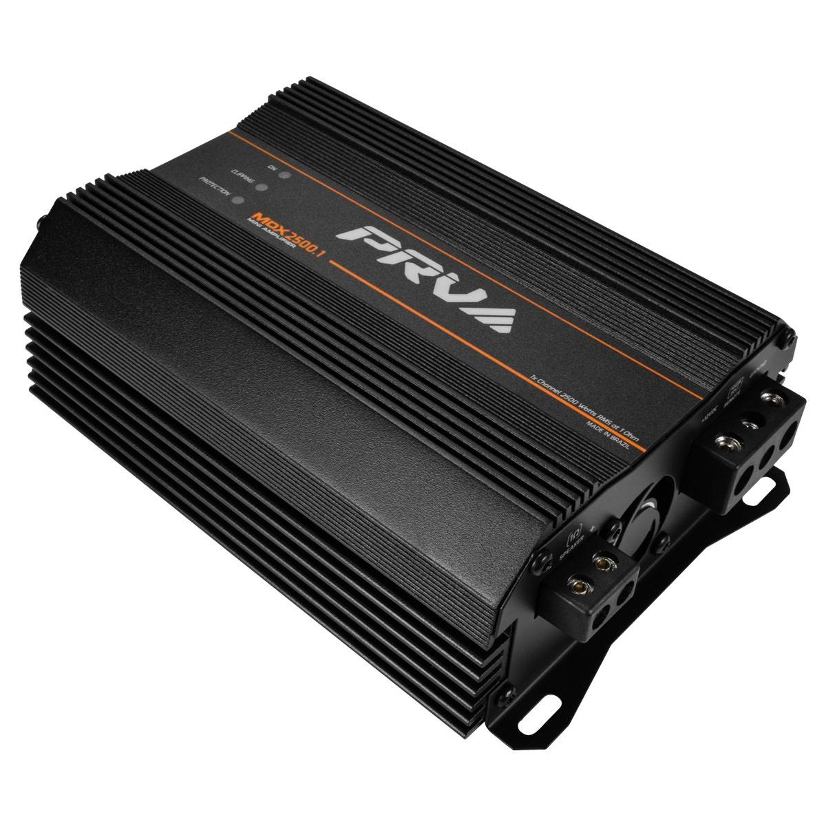 PRV AUDIO - ULTRA COMPACT 1 CHANNEL 2500 WATT 1 OHM STABLE AMP (MDX2500.1 1OHM)