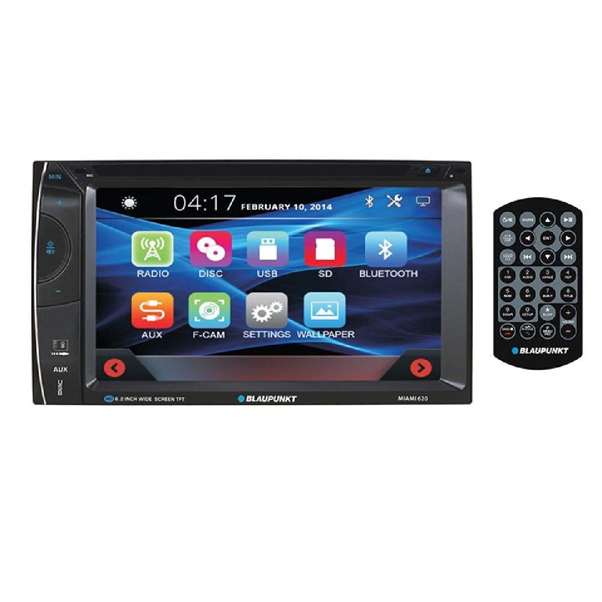 BLAUPUNKT 6.2" DOUBLE DIN W/DVD (MIAMI620)