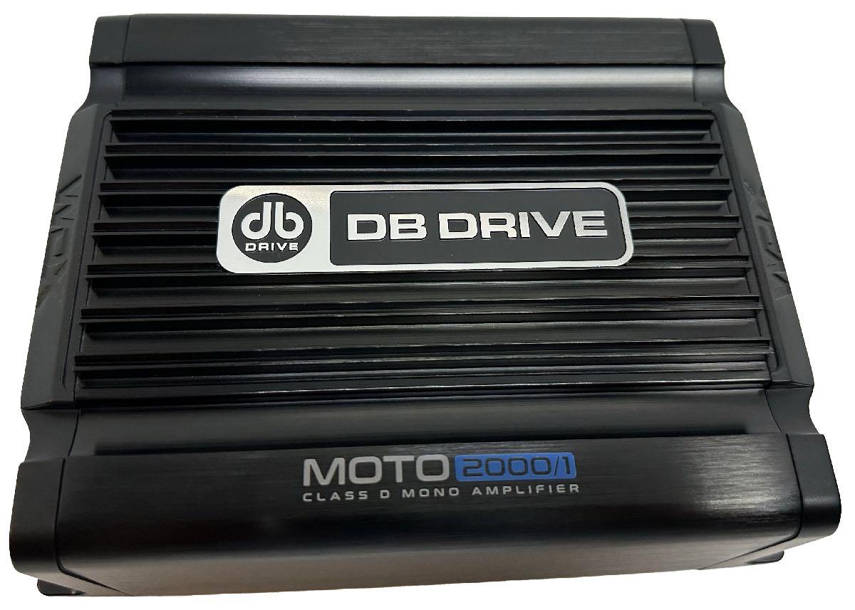 DB DRIVE FULL RANGE 2000 WATT MONO BLOCK 1 OHM STABLE MICRO POWER SPORTS AMPLIFIER (MOTO2000/1)