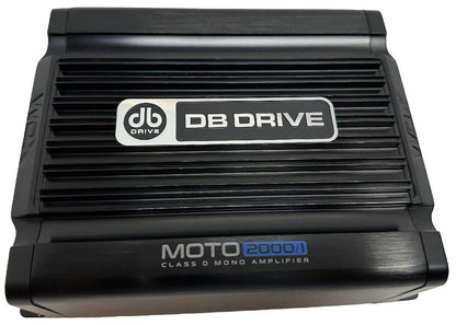 DB DRIVE FULL RANGE 2000 WATT MONO BLOCK 1 OHM STABLE MICRO POWER SPORTS AMPLIFIER (MOTO2000/1)