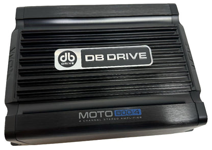 DB DRIVE 1600 WATT 4 CHANNEL MICRO POWER SPORTS AMPLIFIER (MOTO800/4)