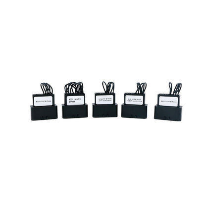 DIAMOND AUDIO MOTOR-SPORT HARLEY CVO BYPASS PLUGS - 1/2/3/4/5 FUNCTIONS, 5-PACK KIT(MSBYLPG)