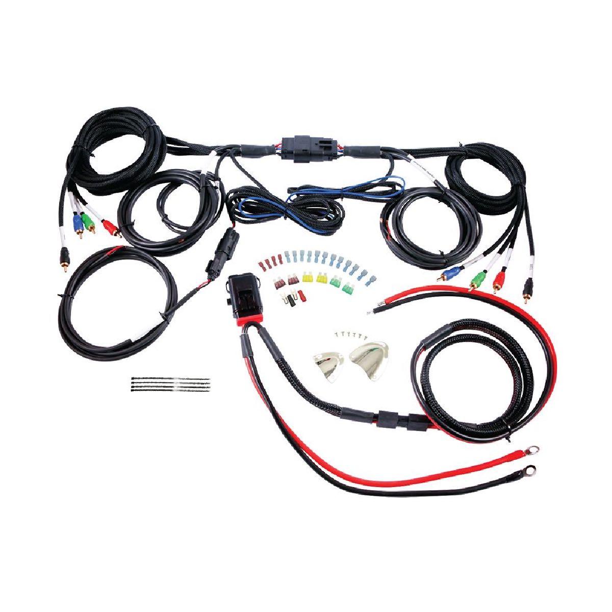 DIAMOND AUDIO MOTOR-SPORT HARLEY DAVIDSON 98 - 19 4 CHANNEL AUDIO WIRING KIT ALL HARLEY BAGGERS (MSHR4)