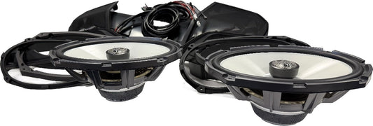 DIAMOND AUDIO MOTOR-SPORT 2024 HARLEY DAVIDSON CUT IN KIT WITH HXM69F2 LED LIT 6X9 SPEAKERS (MSHXM692LK24)