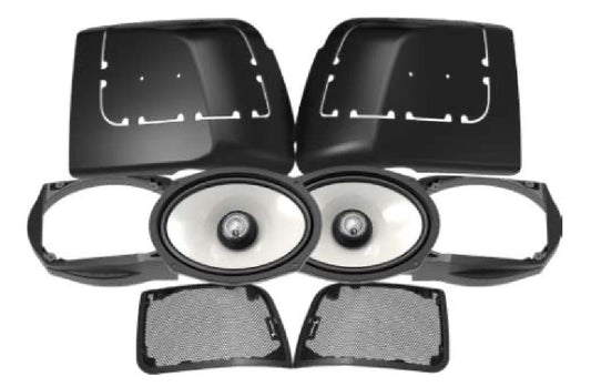 DIAMOND AUDIO MOTOR-SPORT 2024 HARLEY DAVIDSON CUT IN KIT WITH HXM694F RGB 6X9 LOUDSPEAKERS (MSHXM694LK24)