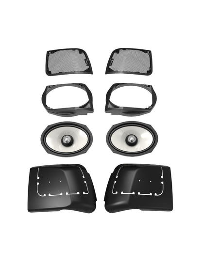 DIAMOND AUDIO MOTOR-SPORT 14+ HARLEY DAVIDSON CUT IN KIT WITH HXM69F4 6X9 SPEAKERS (MSHXM694LX)