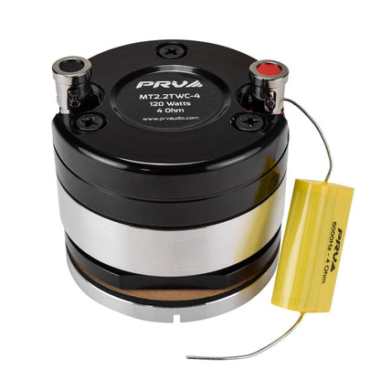 PRV AUDIO - 2.25" SHORT HORN TWEETER CHROME 240 WATTS, EACH (MT2.2TWC-4)