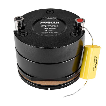 PRV AUDIO - 2.75" SHORT HORN TWEETER BLACK 240 WATTS, EACH (MT2.7TWB-4)