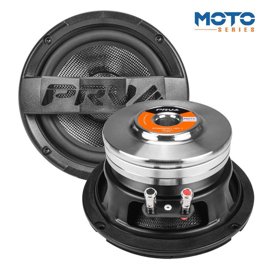 PRV AUDIO - 6.5" CARBON FIBER NEODYMIUM MIDRANGE 600 WATT MOTORCYCLE SPEAKER SOLD AS EACH (MT6MR600CF-NDY-2)