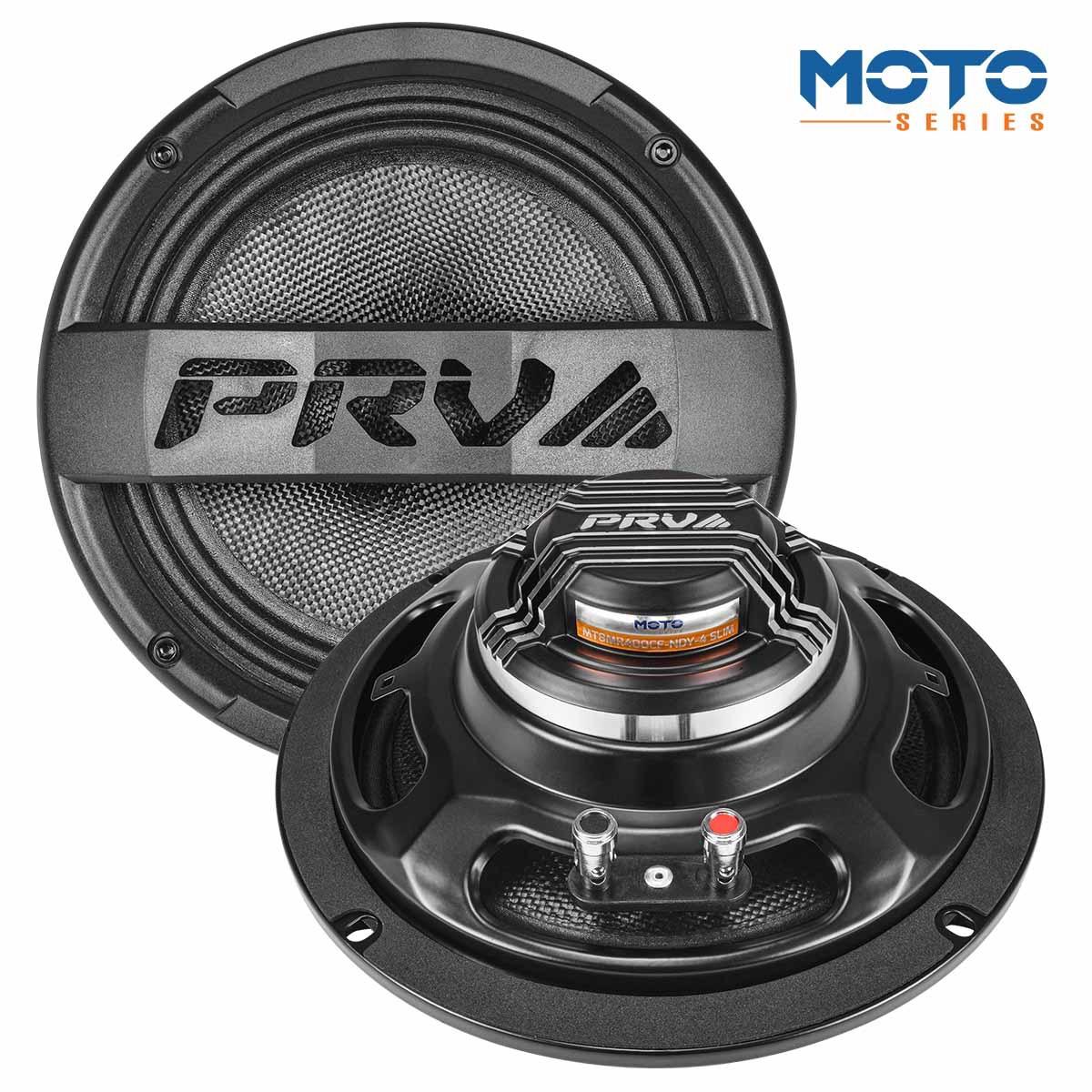 PRV AUDIO - 8" CARBON FIBER NEODYMIUM MIDRANGE 400 WATT MOTORCYCLE SPEAKER SOLD AS EACH (MT8MR400CF-NDY-4 SLIM)
