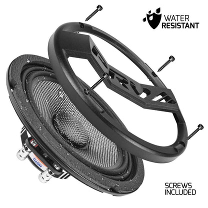 PRV AUDIO - 8" CARBON FIBER NEODYMIUM MIDRANGE 400 WATT MOTORCYCLE SPEAKER SOLD AS EACH (MT8MR400CF-NDY-4 SLIM)