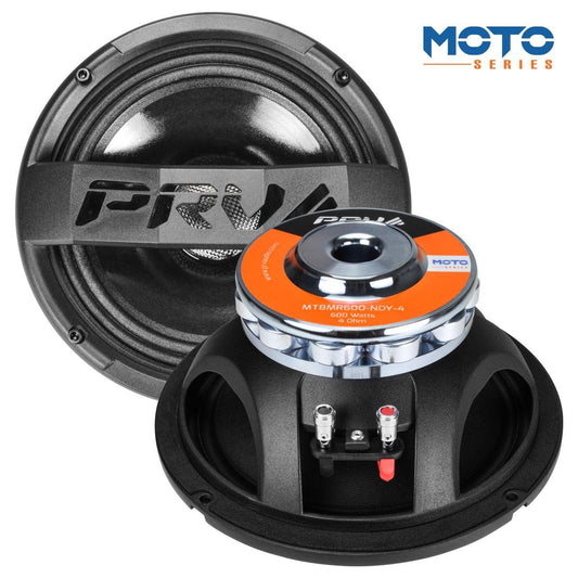 PRV AUDIO - 8" NEODYMIUM MIDRANGE 600 WATT MOTORCYCLE SPEAKER SOLD AS EACH (MT8MR600-NDY-4)