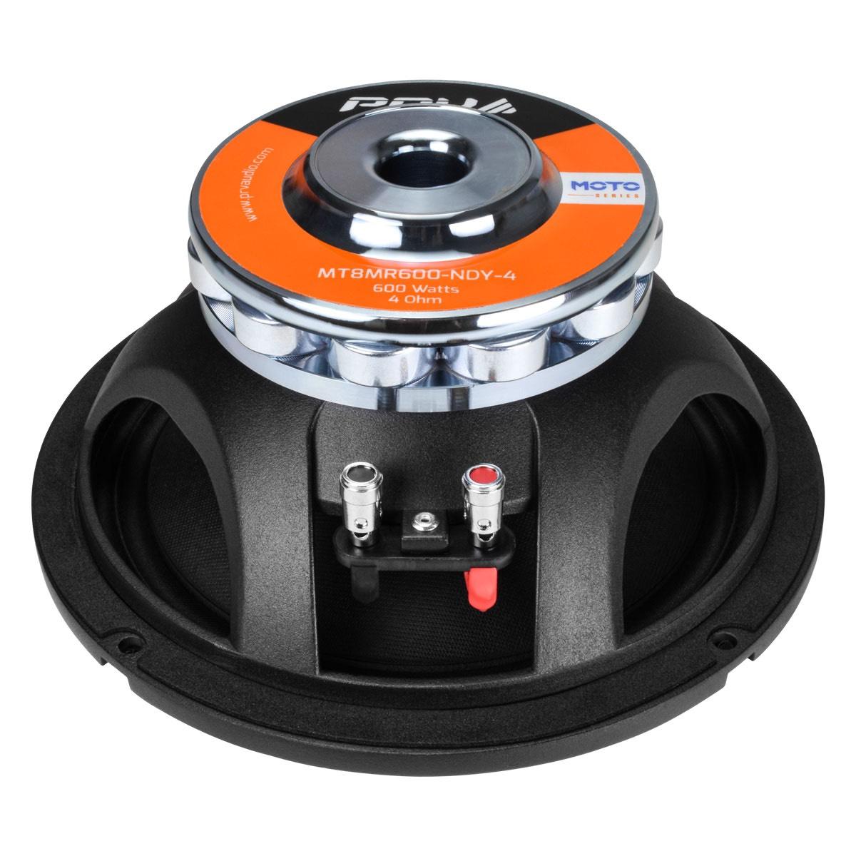 PRV AUDIO - 8" NEODYMIUM MIDRANGE 600 WATT MOTORCYCLE SPEAKER SOLD AS EACH (MT8MR600-NDY-4)