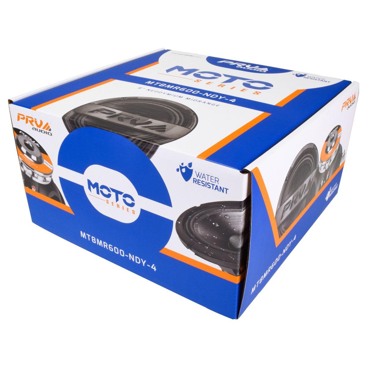 PRV AUDIO - 8" NEODYMIUM MIDRANGE 600 WATT MOTORCYCLE SPEAKER SOLD AS EACH (MT8MR600-NDY-4)
