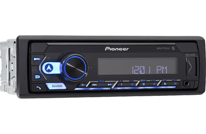 PIONEER SINGLE DIN MECHLESS WITH BLUETOOTH & 4 VOLT RCA'S (MVHS322BT)